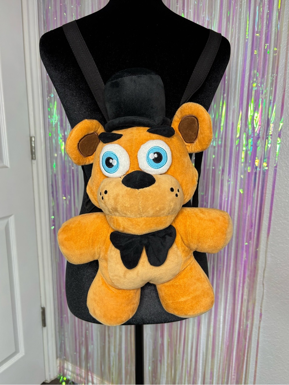Bioworld Five Nights At Freddy’s Fazbear LE Plush Bear Backpack 16 inch NWOT